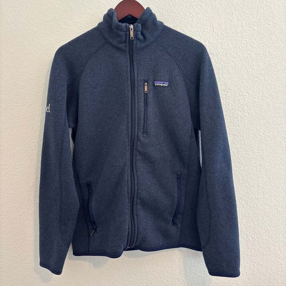 Patagonia Men's Better Sweater Full-Zip Fleece Jacket Blue with Accel Logo